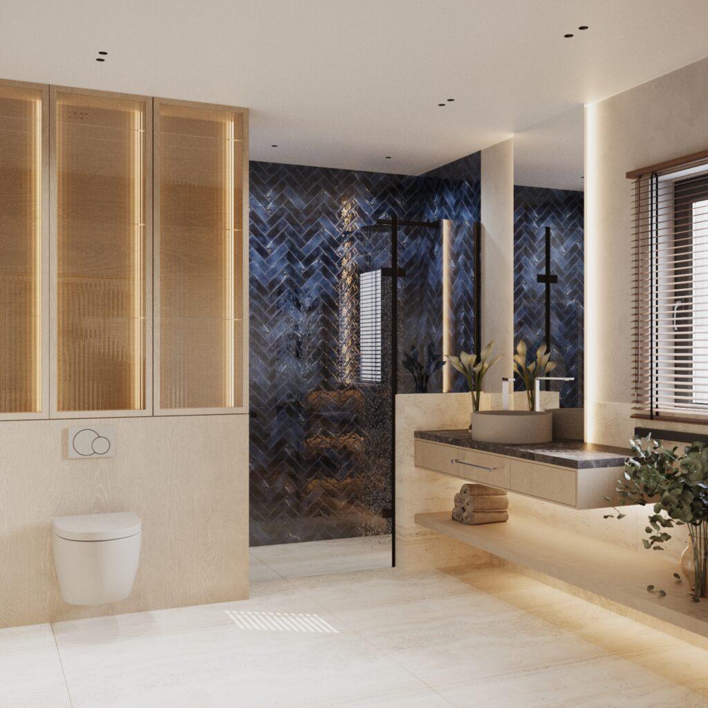 Projelerimiz Kemerburgaz Tripleks Villa 3 Banyo & 3 Stil Dönüşüm Projesi görsel 4