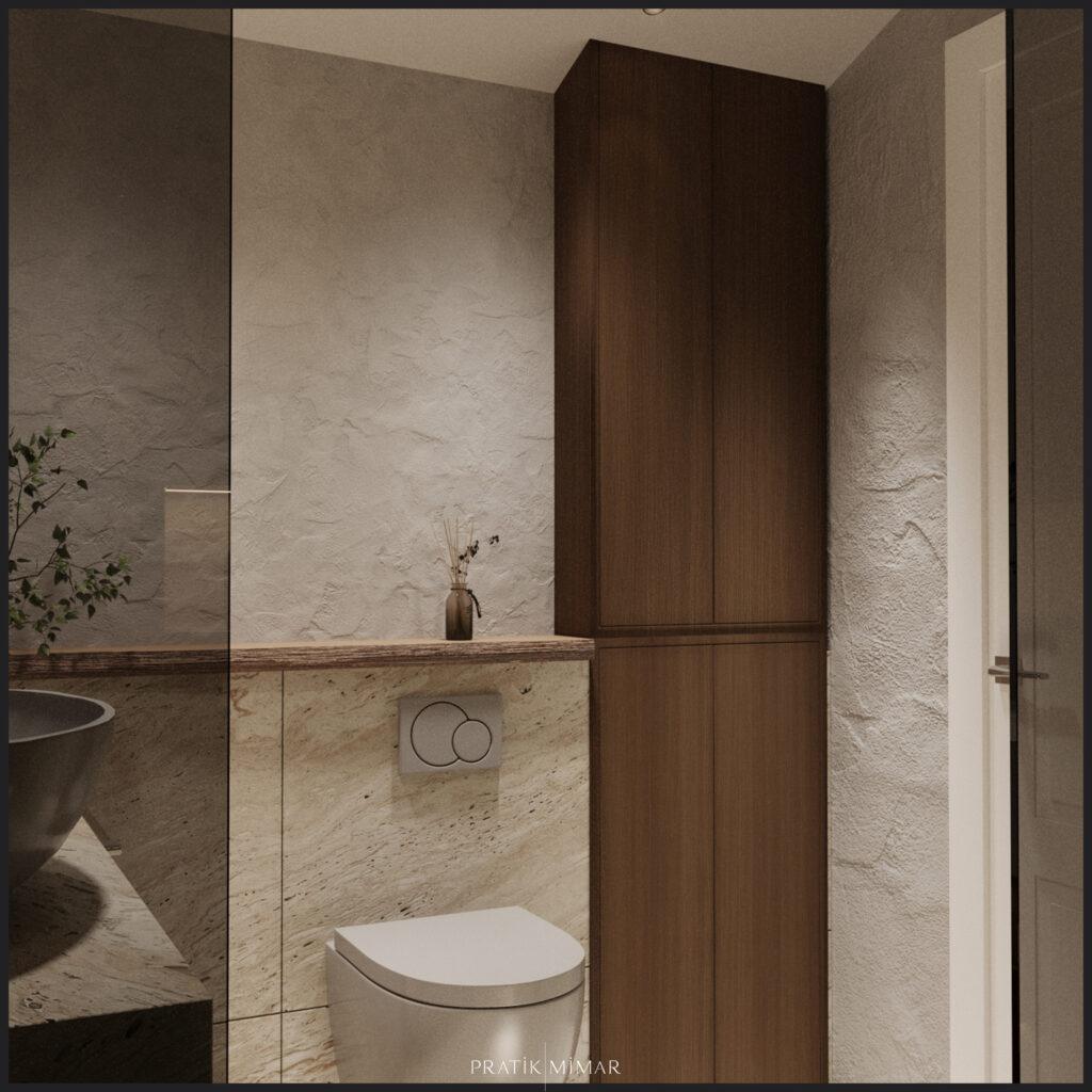 Projelerimiz Kemerburgaz Tripleks Villa 3 Banyo & 3 Stil Dönüşüm Projesi görsel 3