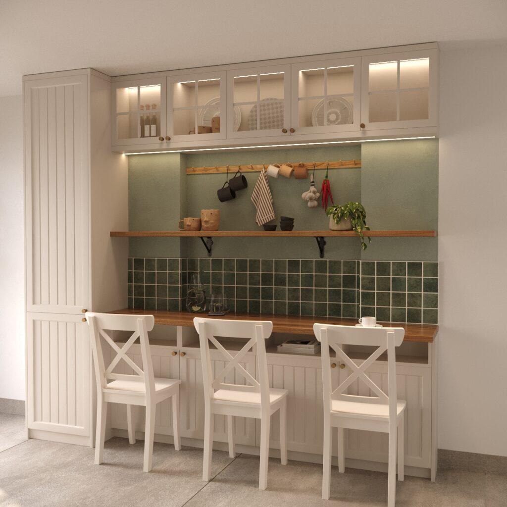 Projelerimiz Akasya Residences 4+1 Residence Dairesi Country stil İç Mimari ve Uygulama Projesi görsel 2