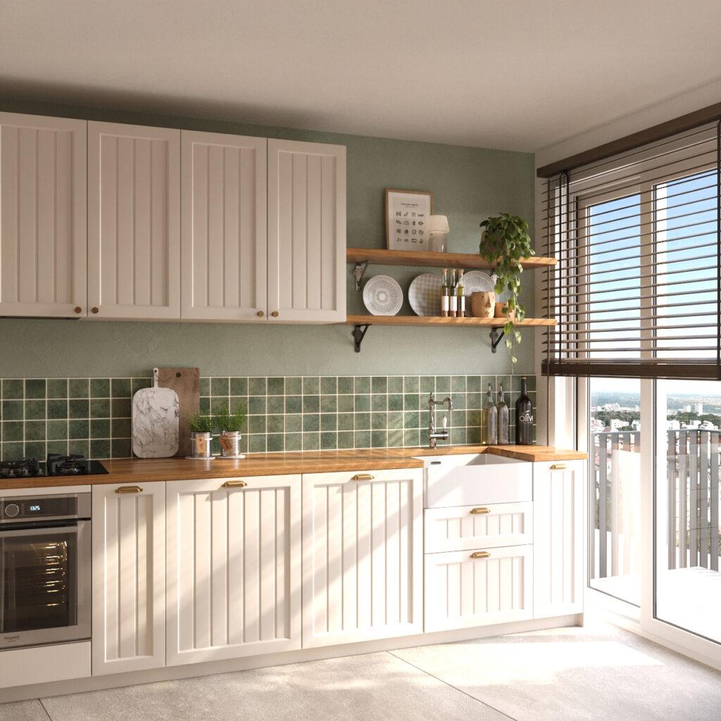 Projelerimiz Akasya Residences 4+1 Residence Dairesi Country stil İç Mimari ve Uygulama Projesi görsel 4